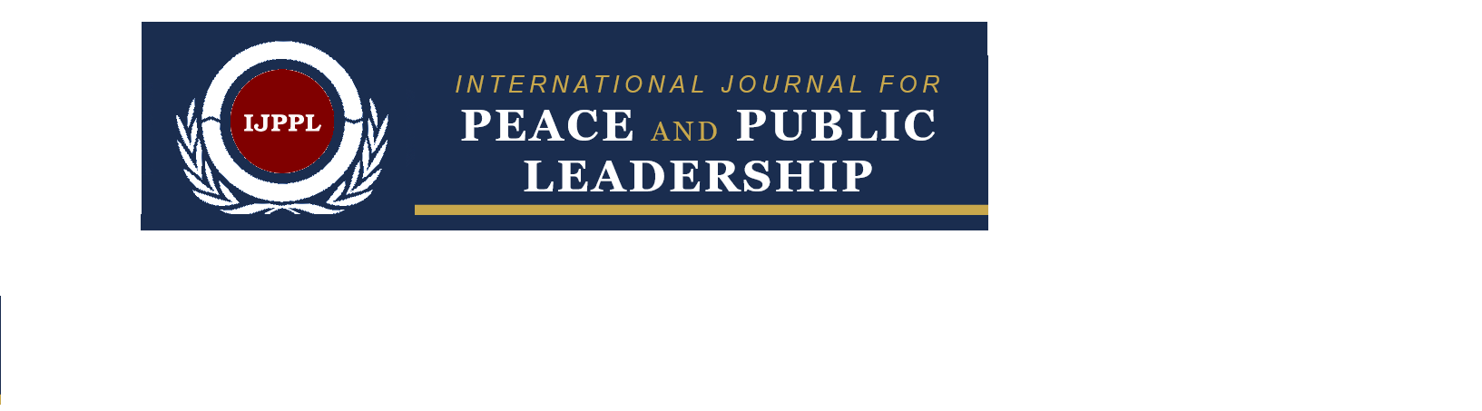 International Journal for Peace and Public Leadership